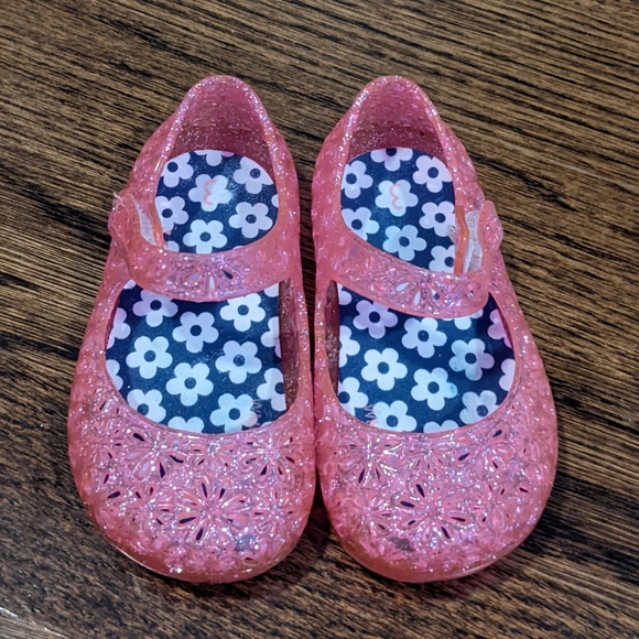 Pink Sparkle Jellies/Sandals for Babies - Size 3 - Picture 4 of 4